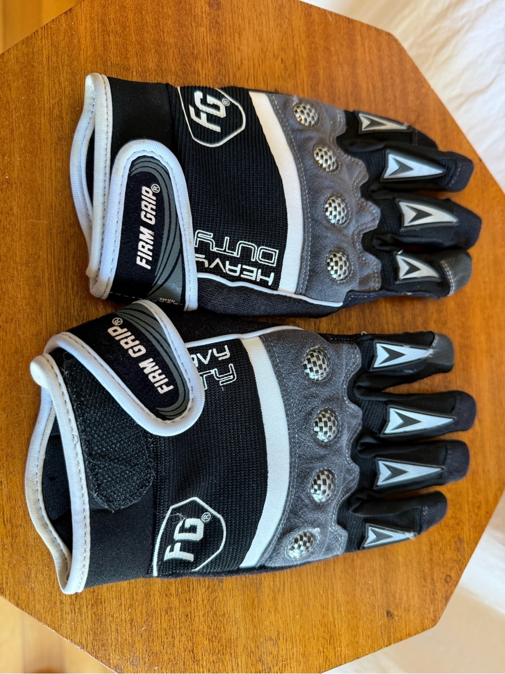 Firm Grip Black & Gray Heavy Duty Work Gloves